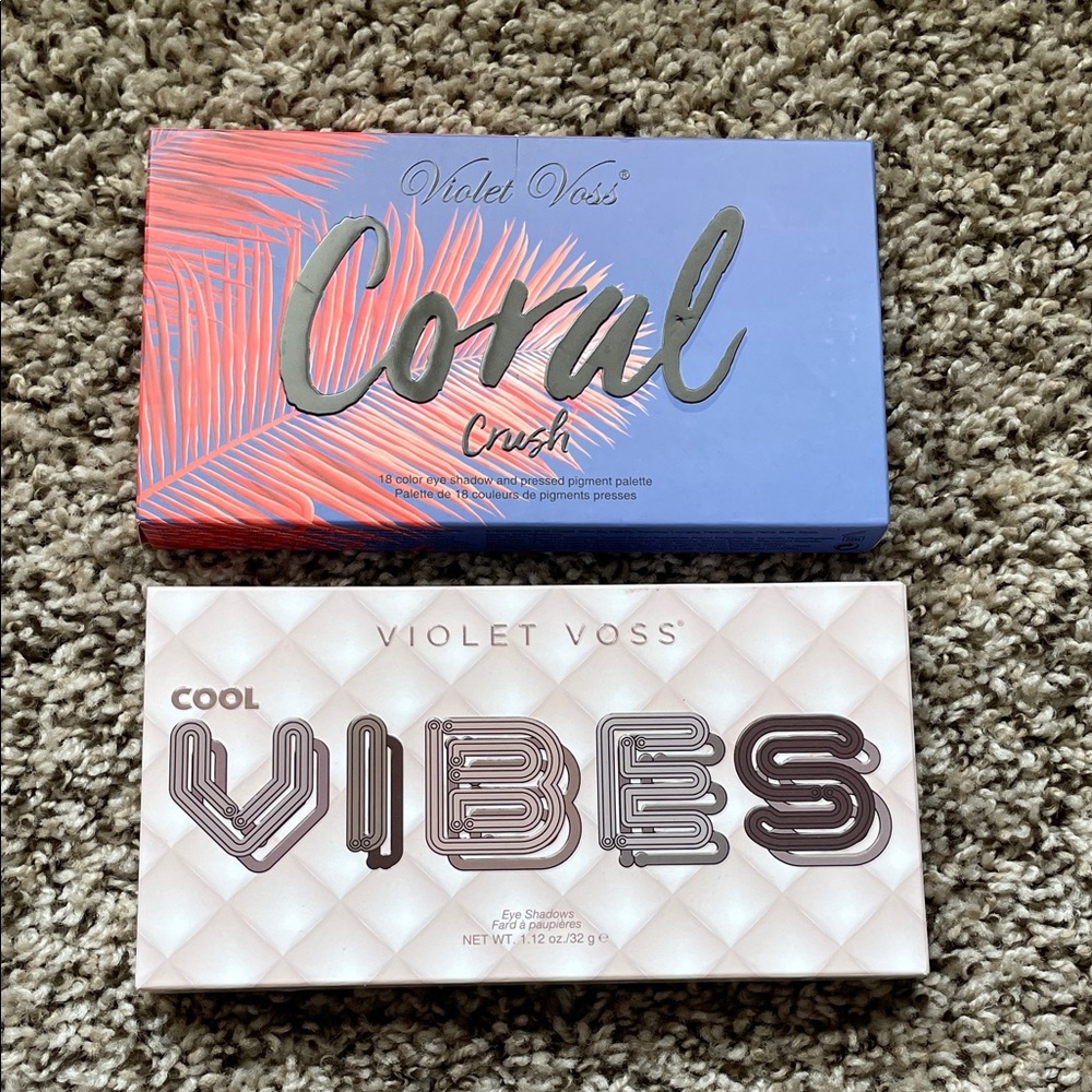 Violet Voss Coral Crush and Cool Vibes Eyeshadow Set